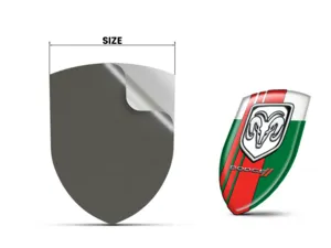 Dodge Resin domed stickers Exclusive Design High-End Badges
